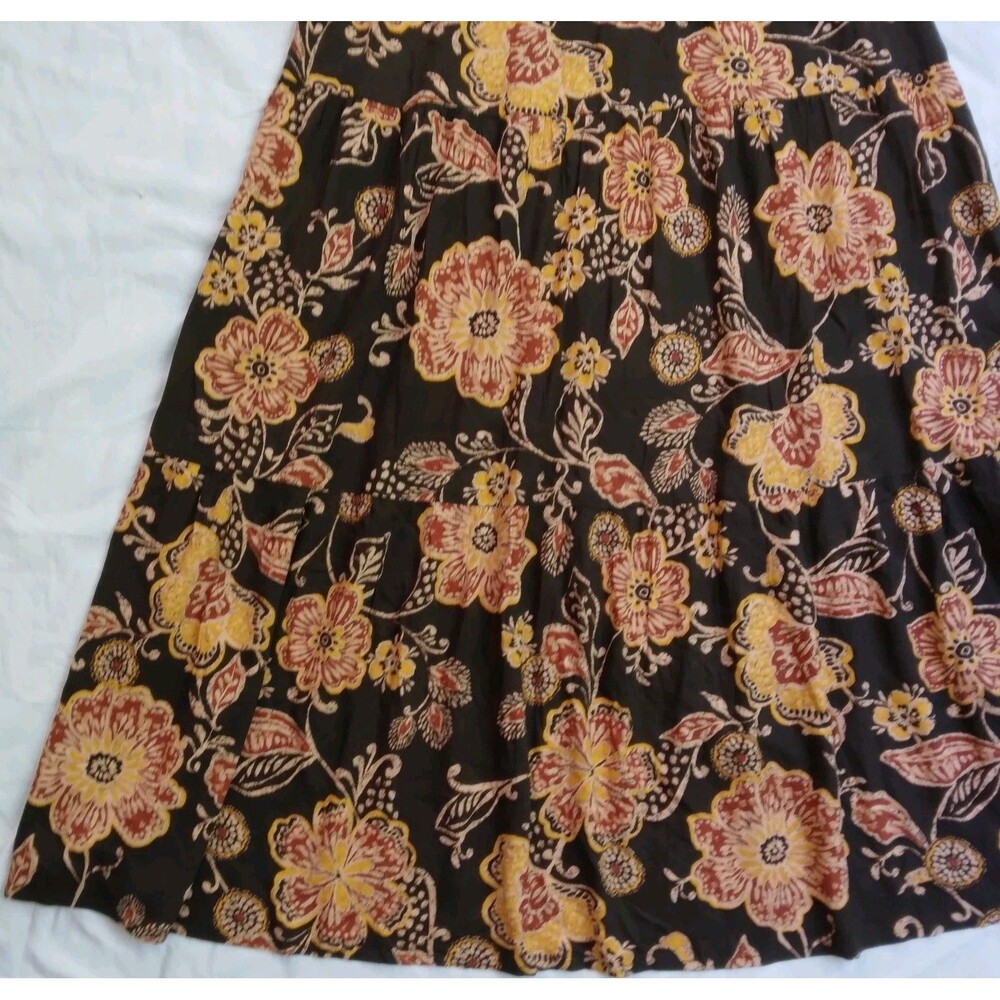 Patrons of Peace Thalia Floral Maxi Dress Boho Festival Cottage Core Festival M - Picture 4 of 14